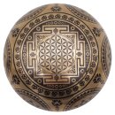 Klangschale mit 7 Chakra Mandala Gravur Ø 18-20 cm