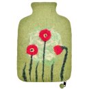 Wärmflaschenbezug Mohnblumen 2 L
