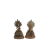 Bronze Figur 9 Buddha 2-3 cm