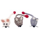 Haustier Filz-Spielzeug Filzmaus Mäuse