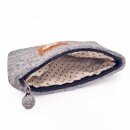 Felted Bag Fox, small 15 x 12cm
