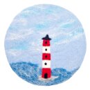 Filz-Untersetzer Topfuntersetzer 18 cm Leuchtturm