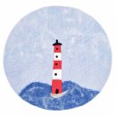 Filzsitzkissen Leuchtturm 38 cm rund