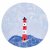 Seat Cushion Lighthouse Round