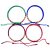 Glücksknoten-Armband mit Regenbogen 4er-Set