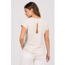 Shirt ELLA Slub-Cotton mit Rücken-Dreieck