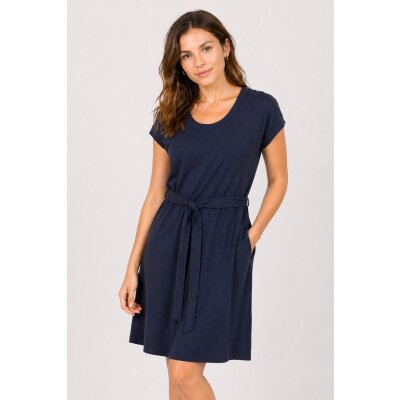 Kleid LEA Slub-Cotton mit Rückendreieck