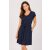 Kleid LEA Slub-Cotton mit Rückendreieck