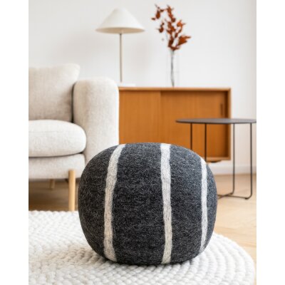 Felted Pouf large ca.54 cm
