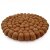 Topfuntersetzer 18 cm Filzkugeln rund uni camel