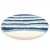 Felted Seat Cushion Stripes Blue Mix 36cm