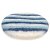 Topfuntersetzer 20 cm rund Filz Streifen blau mix