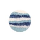 Tassenuntersetzer 10 cm rund Streifen blau mix, 4er-Set