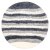 Felted Seat Cushion Stripes Grey Mix 36cm