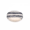 Tassenuntersetzer 10 cm rund Streifen grau mix, 4er-Set