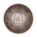 Klangschale mit 7 Chakra Mandala Gravur Ø 20-22 cm