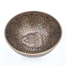 Klangschale mit 7 Chakra Mandala Gravur Ø 20-22 cm