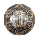 Klangschale Blume des Lebens Mandala