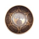 Klangschale Lebensbaum Mandala Shreeyantra