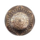 Klangschale Lebensbaum Mandala Shreeyantra