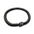 Glücksknoten Armband schwarz, dick