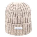 Wollmütze unisex Ripp mit Umschlag