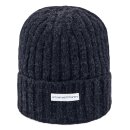 Wollmütze unisex Ripp mit Umschlag