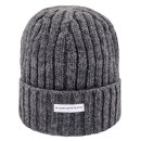 Wollmütze unisex Ripp mit Umschlag