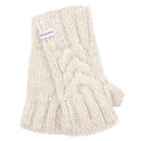 Wrist Warmers  Rib Knit with Plaid