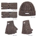Wrist Warmers  Rib Knit with Plaid