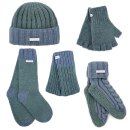 Wrist Warmers basic with Contrast Line