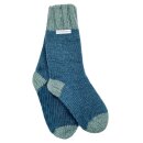 Woolen Socks Rib Knit with Contrast