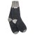 Woolen Socks Rib Knit with Contrast