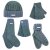 Woolen Socks Rib Knit with Contrast