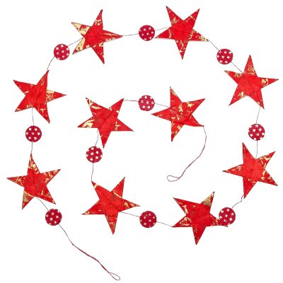 Lokta Papier-Dekokette Origami Sterne