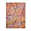 Lokta Papier-Notizbuch Goldeffekt beere