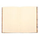 Lokta Papier-Notizbuch Goldeffekt beere