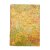 Lokta Papier-Notizbuch Goldeffekt orange