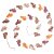 Lokta paper decorative chain cats brown mix