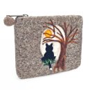 Felted Bag Cat Moonlight