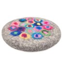 Filz-Topfuntersetzer Double Dots 20 cm rund