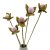 Filzblumen pastellrosa Blütenknospen 5er-Set