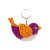 Keychain purple bird