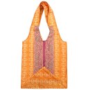 Upcycle 43 Sari Umhängertasche TRIANGLE 39 x 39 cm