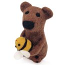 Eierwärmer Bär mit Biene