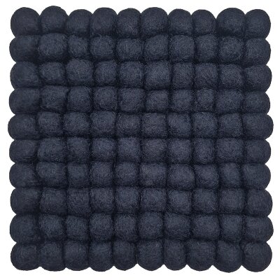 Topuntersetzer 18 cm uni viereckig blaubeere