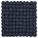 Topuntersetzer 18 cm uni viereckig blaubeere