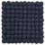 Topuntersetzer 18 cm uni viereckig blaubeere