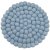 Topuntersetzer 18 cm uni rund pastellblau