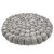 Topuntersetzer 18 cm uni rund hellgrau melange